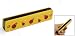 Como Wooden Kids Educational Toys Yellow Harmonica for Children