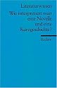 Wie interpretiert man eine Novelle und eine Kurzgeschichte?: (Literaturwissen): F&uuml;r die Sekundarstufe