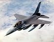 F-16 Falcon (In Sky) Art Poster Print - 16" X 20"