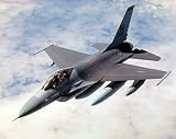 F-16 Falcon (In Sky) Art Poster Print - 16" X 20"