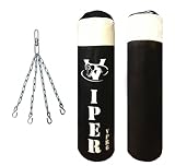 VIPER 4FT HEAVY FILLED PUNCH BAG MMA PUNCH BAG MARTIAL ARTS TRAINING PUNCH BAG