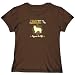 T-Shirt Woman Brown  My Border Collie Knows It All  Dog