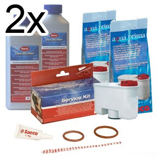 2 x SAECO Rundum-Pflegeset für Kaffeevollautomaten