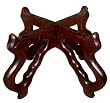 Large Cross Stand - dark mahogany