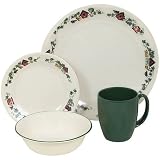 Corelle Livingware 16-Piece Dinnerware Set, Service for 4, Garden Home