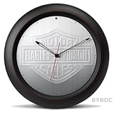 Harley Davidson Motorcycle Bar & Shield Motorcycle Wall Clock
