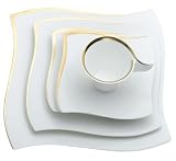 Villeroy & Boch New Wave Premium Gold 5-Piece Place Setting, Service for 1