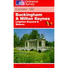 Buckingham and Milton Keynes. Leighton Buzzard & Woburn: Explorer Map 192 (Explorer Maps)