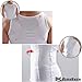 Men's Shaper Slimming Shirt Elastic Sculpting Vest White Ssy-2 (XL)