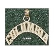Columbia Univ Arched "Columbia" Charm/Pendant -14K/10K, Stainless Steel or Gold Plated