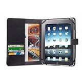 Acase (TM) Leather Flip Book Folio for Apple Ipad Tablet/wifi 3G Model 16gb, 32gb, 64gb (Black) with Slide-In Latch