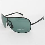 GIORGIO ARMANI MENS SUNGLASSES 435 S SHINY BLACK 006 TW (GRAY LENS) by