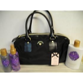 Victoria Secret Love Spell Black Purse Kit of 4 Lotion Splash Shower Gel