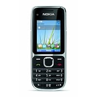 Nokia C2-01.5 Unlocked GSM Phone with 3.2 MP Camera and Music and Video Player--U.S. Version with Warranty