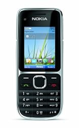 Nokia C2-01.5 Unlocked GSM Phone with 3.2 MP Camera and Music and Video Player--U.S. Version with Warranty (Black)