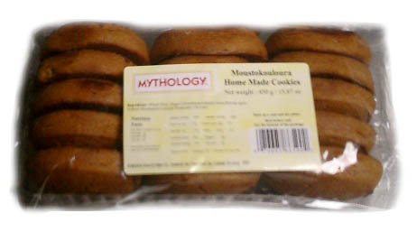 Moustokouloura Home Made Cookies, 450g (15.87oz) by parthenonfoods.com