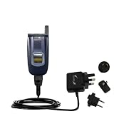 International Wall / AC Charger for the Sanyo VM5500 - Gomadic Brand w/ TipExchange Technology