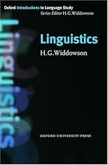 Linguistics (Oxford Introductions to Language Study)