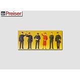 RAILWAY PERSONNEL - PREISER HO SCALE MODEL TRAIN FIGURES 14141