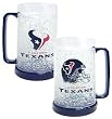 Houston Texans Crystal Freezer Mug - Football Sports Merchandise