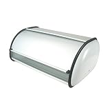 Metro White Roll Top Bread Bin