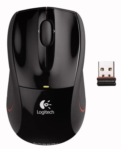 City Travel Guides Discounted  Elektronik : Logitech V450 Nano Laser Maus schnurlos USB schwarz