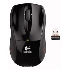 Logitech V450 Nano Laser Notebook Maus schnurlos schwarz