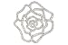 Jewelry : Cubic Zirconia Brooch: Sterling Silver