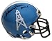 Mounted Memories Authentic Warren Moon Autograph Throwback Mini Helmet w/ Display Case