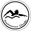 BaySix Swimmer Dude Round Decal