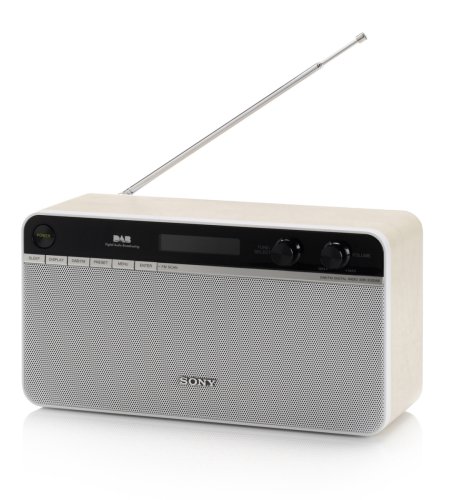 Sony XDRS10DABM Portable Light Wood DAB & FM Radio