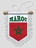 KOO Interactive-Fanion Voiture Maroc - 13 x 15 cm - Blason Ecusson Football