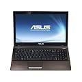 Asus X53SV-SO951V 39,6 cm (15,6 Zoll) Notebook (Intel Core i5 2430M, 2,4GHz, 8GB RAM, 500GB HDD, NVIDIA GT 540M, DVD, Win 7 HP) braun