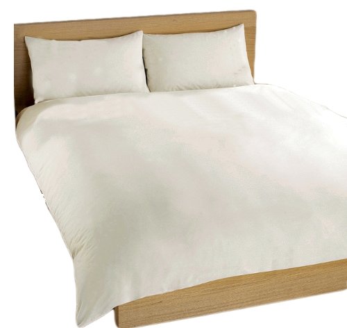 Swiscot Textiles Ltd Charlotte Thomas Perkal-Volant f&uuml;r Doppelbett, wei&szlig;