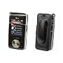 PREMIUM ELITE EXEUTIVE LAMBSKIN LEATHER CASE (With 2 Optional Belt Clips; 1 Swivel Clip, 1 Spring Clip) for LG VX8550 / NEW CHOCOLATE / VX-8550 - RETAIL PACKAGING