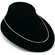 Necklace Bust Black Jewelry Counter Showcase Slatwall Display