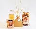 Deko Konfirmationsgeschenke Set Raumdufttrio Orange mit Orangen Duftkerze und Potpourrie sowie Duftspender