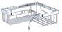 Better Living Bath Boutique Traditional 8" Corner Basket, Chrome