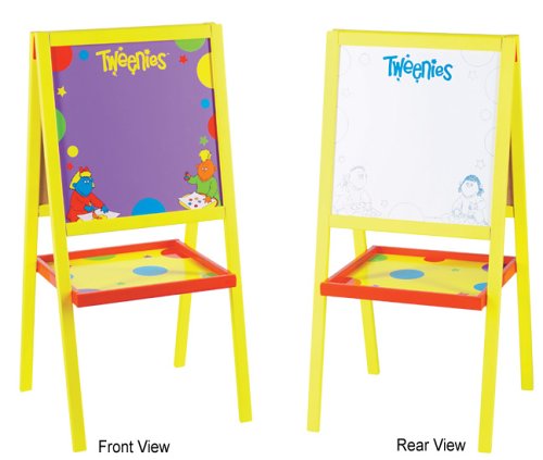 Childrens Toyshop  Toys : Tweenies Chalkboard Easel Double-Sided