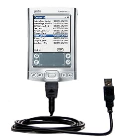 Classic Straight USB Cable for the PalmOne Tungsten E2 with Power Hot Sync and Charge... by Gomadic for the PalmOne palm Tungsten E2