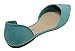 Breckelles Dolley 52 women's d'orsay Flat Almond pointed Toe Slip On Suede