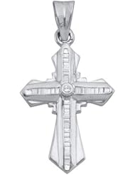 0.25TW DIAMOND CROSS PENDANT