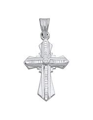 0.25TW DIAMOND CROSS PENDANT