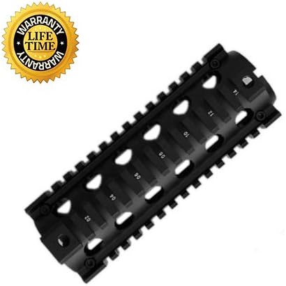 Feyachi Tactical AR 15 Rail Interface System 6.7" Carbine Length Picatinny Black For Mounting Grip Flashlight Laser Sights