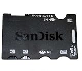 SanDisk Special Edition microSDHC & M2 USB 2.0 Slim Card Reader With 4 Storage Slots - Retractable [ Hassle Free Packaging ]