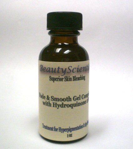 Fade and Smooth Gel Complex with 2% hydroquinone, azelaic, vitamin C and kojic acid 2 oz