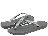 Havaianas Unisex Sandal - (TOP METALLIC) - Gray/Silver - 6