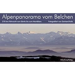 Alpenpanorama vom Belchen. Leporello: 270 km F�hnsicht vom S�ntis bis zum Montblanc