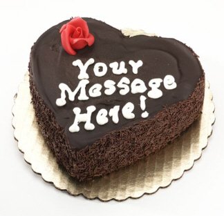 6 inch Heart Shaped Raspberry Swirl Cheesecake by Cheese Cake City