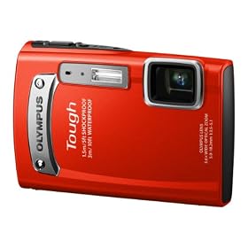 Olympus TG-320 Digital Compact Camera - Red (14MP, 3.6x Wide Optical Zoom) 2.7 inch LCD